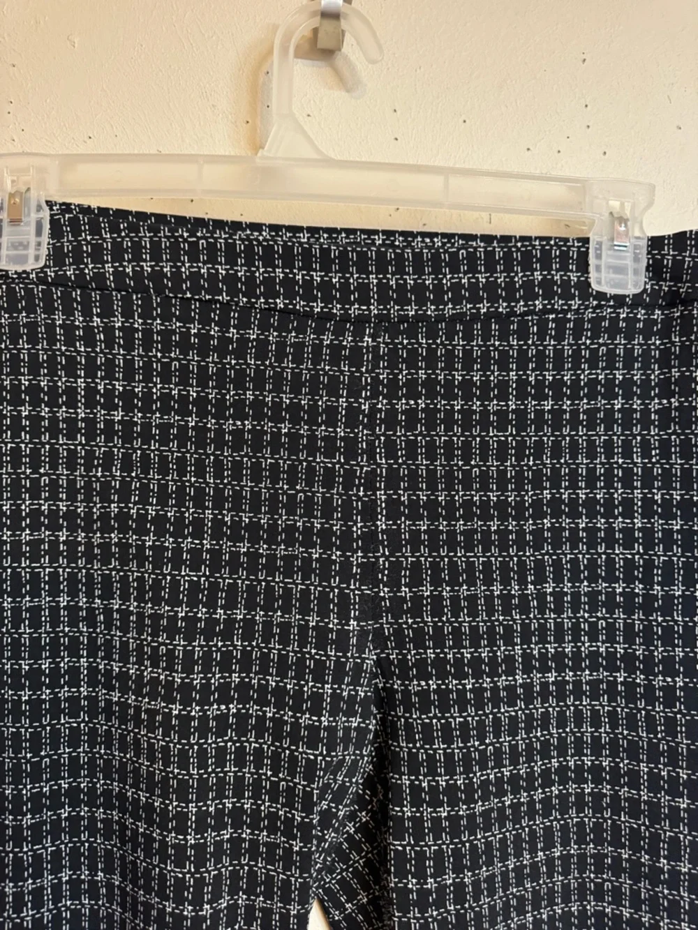 Ellen Tracy SPRING/SUMMER Black/White Ankle Pants LARGE 12/14 #O - Picture 2 of 5